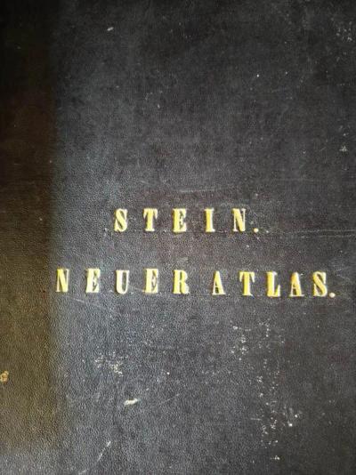 Antik tysk atlas 'Stein. Neuer Atlas.'