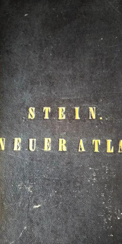 Antik tysk atlas 'Stein. Neuer Atlas.'