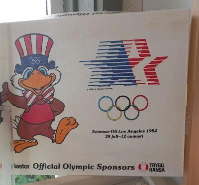 Los Angeles 1984 OS-affisch med Sam the Olympic Eagle