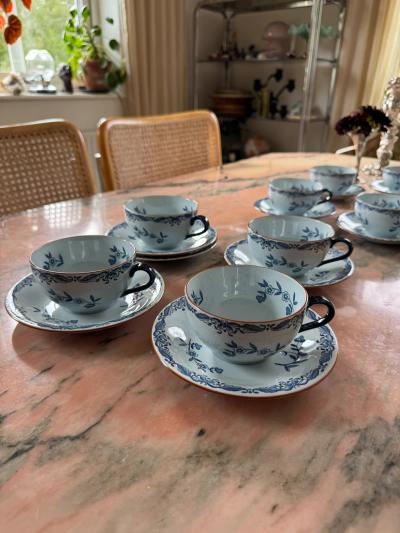 Rörstrand Ostindia kaffekoppar fat