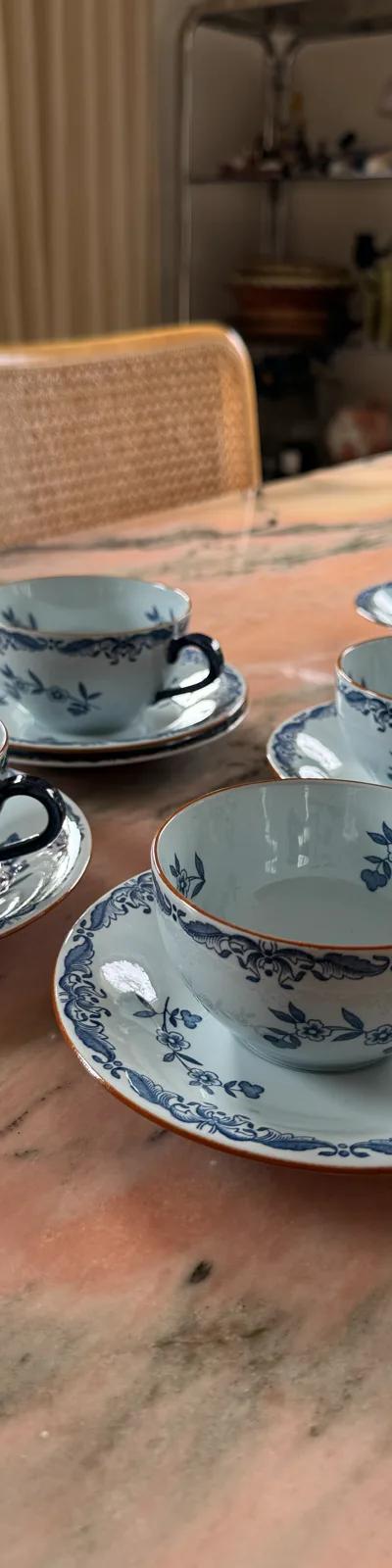 Rörstrand Ostindia kaffekoppar fat