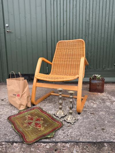 IKEA Öland rottingfåtölj